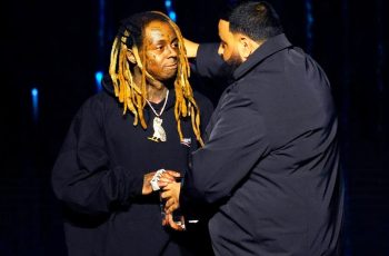 Lil Wayne Again Receives Global Impact Award from DJ Khaled at 2024 Pre-GRAMMY Black Music Collective Event
