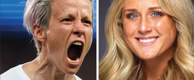 Breaking: Riley Gaines Surpasses Anti-American Megan Rapinoe to Become “Woman of The Year”